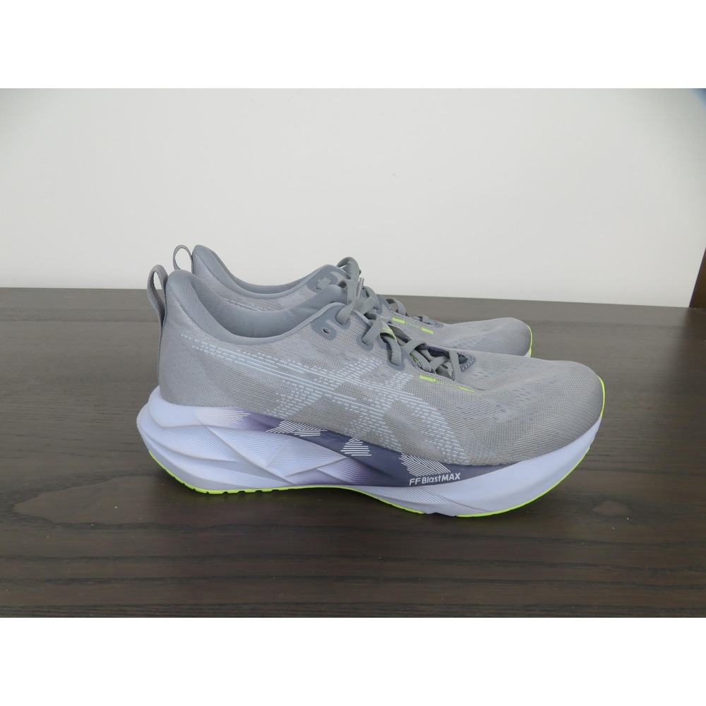 Asics Novablast 5 Shoes Womens 10.5 Gray Running Sneakers 1012B765 Road Gym